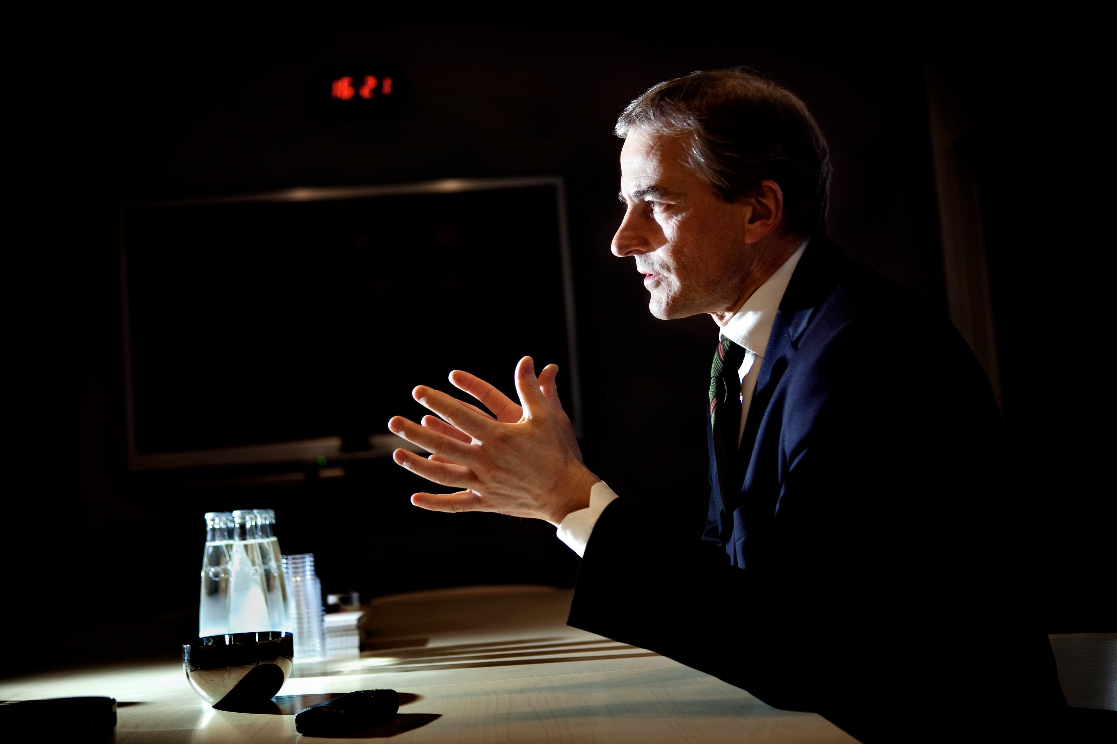 Jonas Gahr Støre ser forholdet mellem det danske socialdemokrati og fagbevægelsen som et afskrækkende eksempel.	Foto: Polfoto