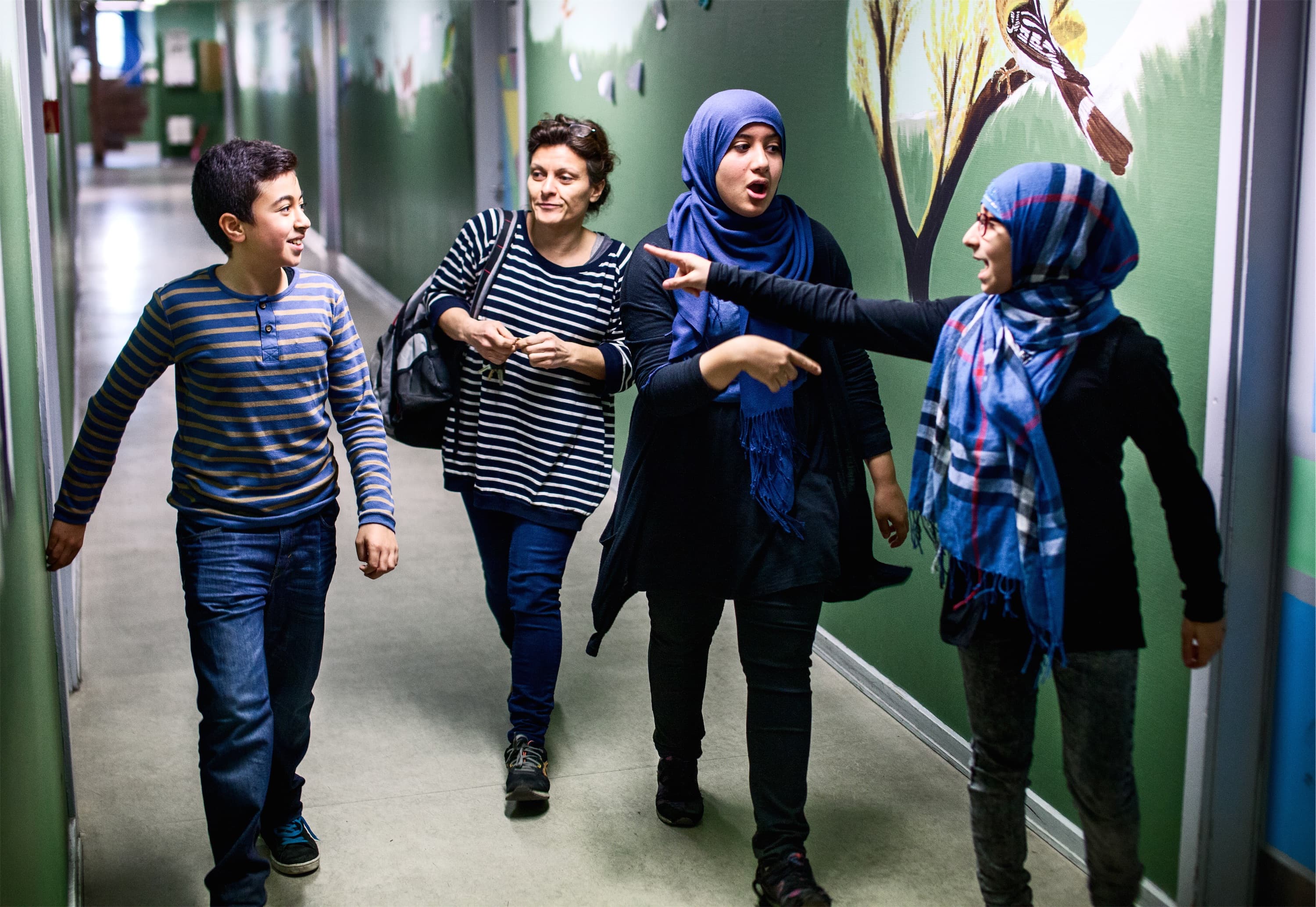 Langt størstedelen af eleverne på Al-Hikma har irakisk baggrund, men skolen går målrettet efter at ansætte etnisk danske lærere.
Foto: Kasper Palsnov