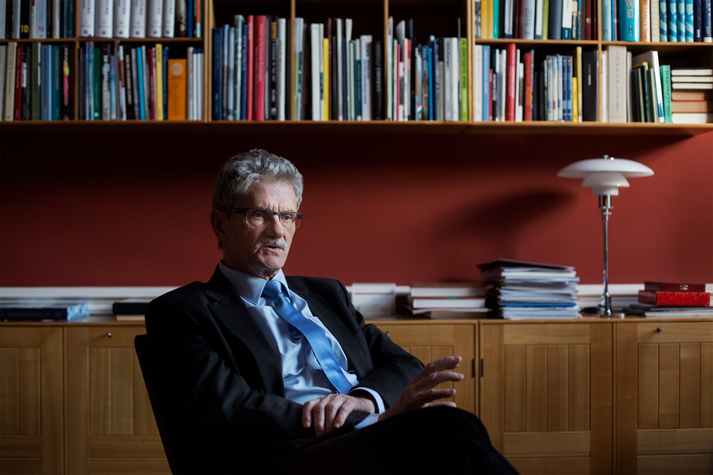 Mogens Lykketoft har siddet i Folketinget siden 1981. Han har både været udenrigs- og finansminister, ligesom han var formand for Socialdemokraterne 2002-2005.Foto: Charlotte de la Fuente / Polfoto
