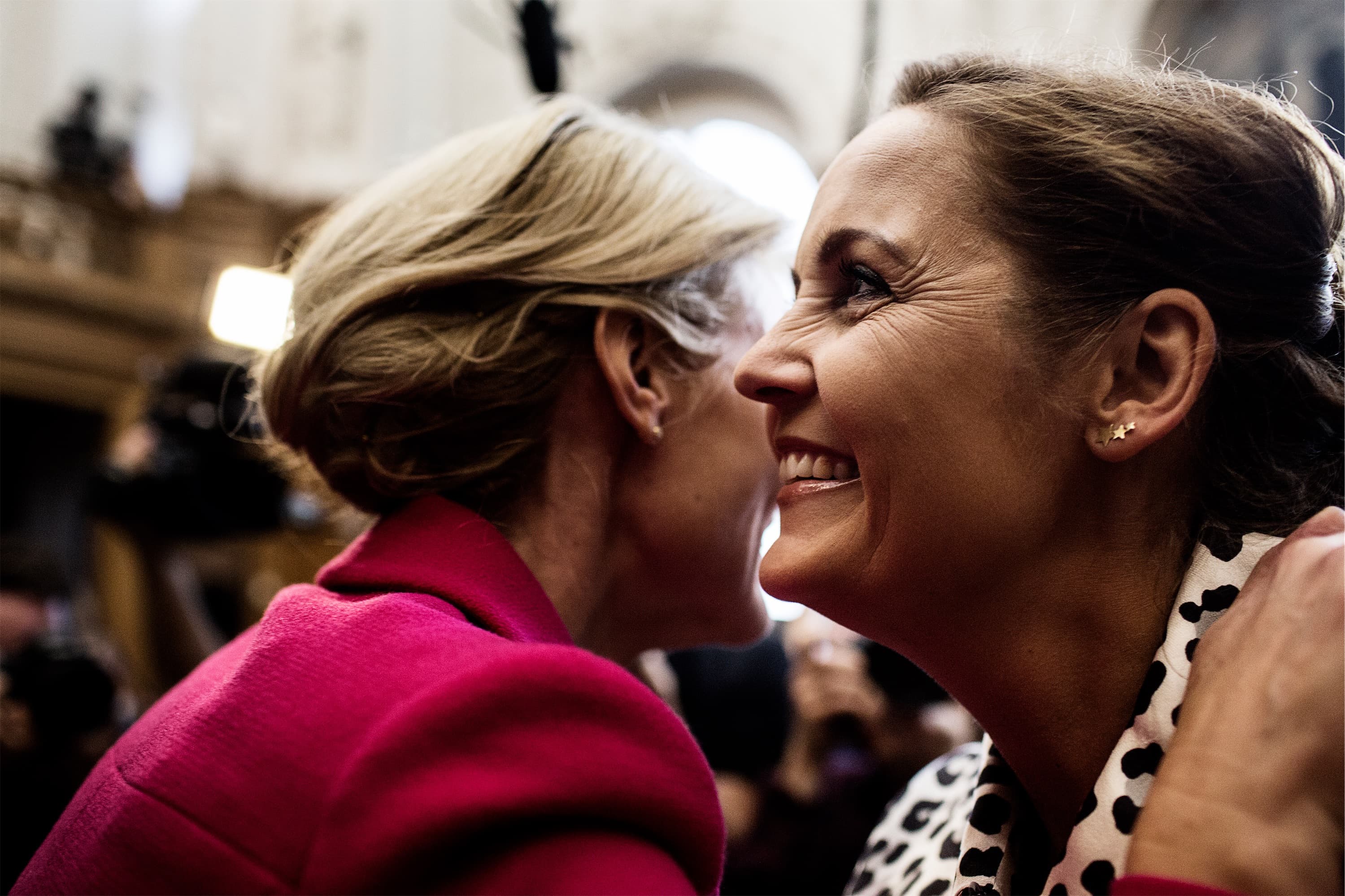 Pia Olsen Dyhr har vendt SFs nedtur, men der er stadig lang vej til ELs Johanne 
Schmidt-Nielsens 47.002 personlige stemmer ved valget i 2011.
Foto: Polfoto