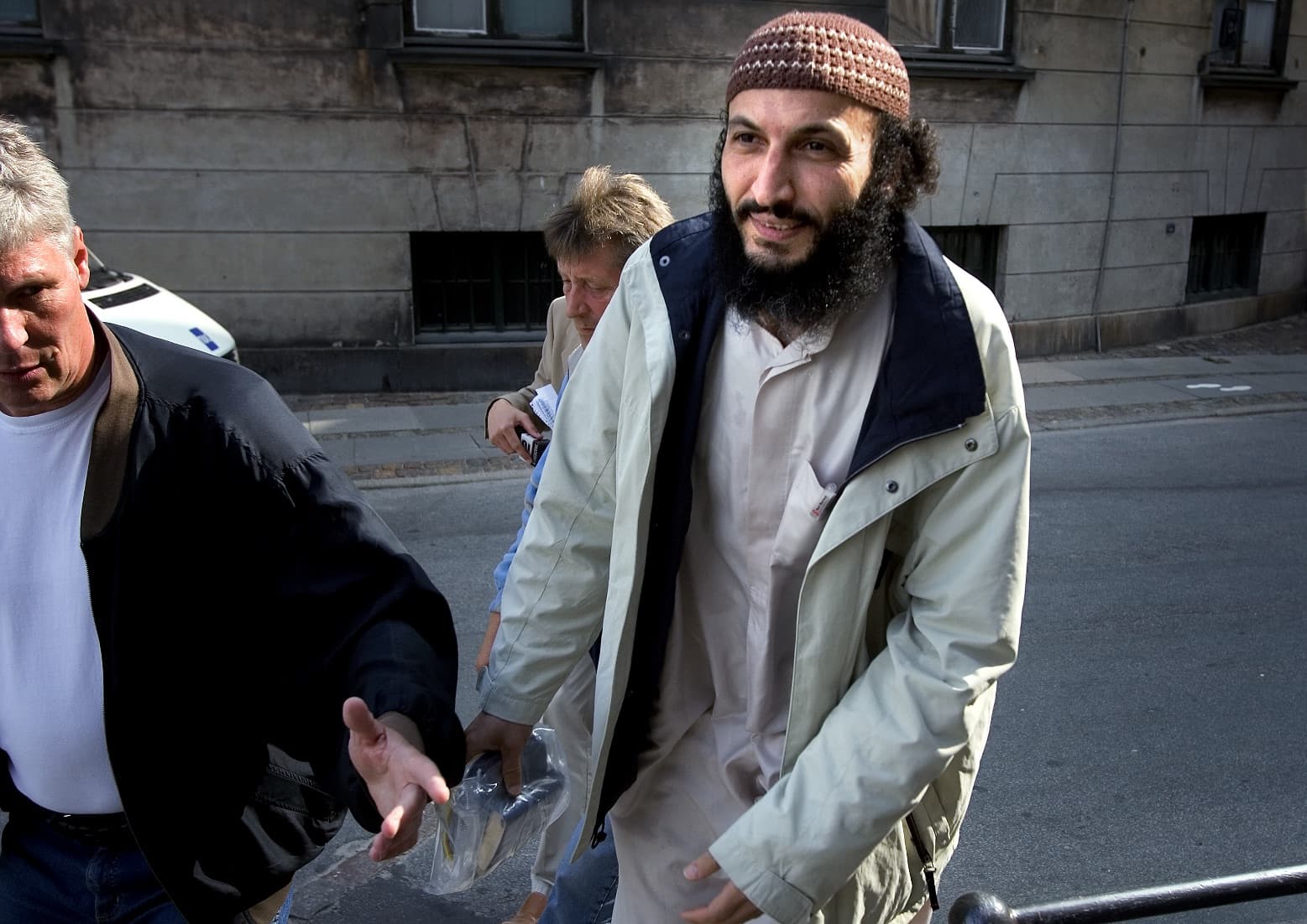 Den 54-årige Sam Mansour, der kaldes boghandleren fra Brønshøj, har anket en dom på fire år for at propagandere for terror. Begrundelsen er ifølge hans forsvarer, advokat Thorkild Høyer, hensynet til ytringsfriheden.
Foto: Polfoto