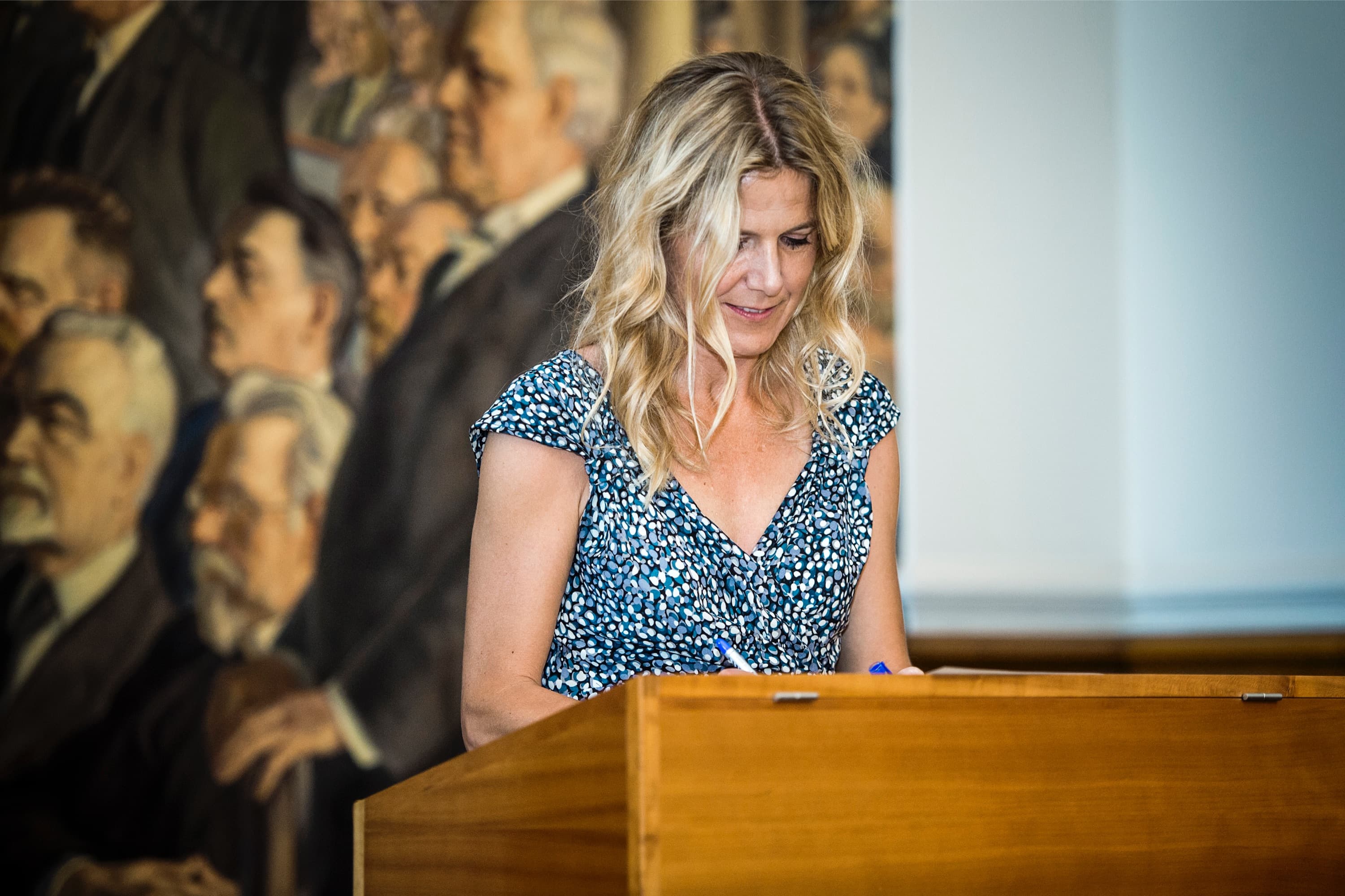Trine Torp vil også gerne være med til at ændre debatformen på Christiansborg, så der kan blive plads til ‘tvivl, nuancer og kompleksitet’. Foto:  Thomas Lekfeldt / Scanpix