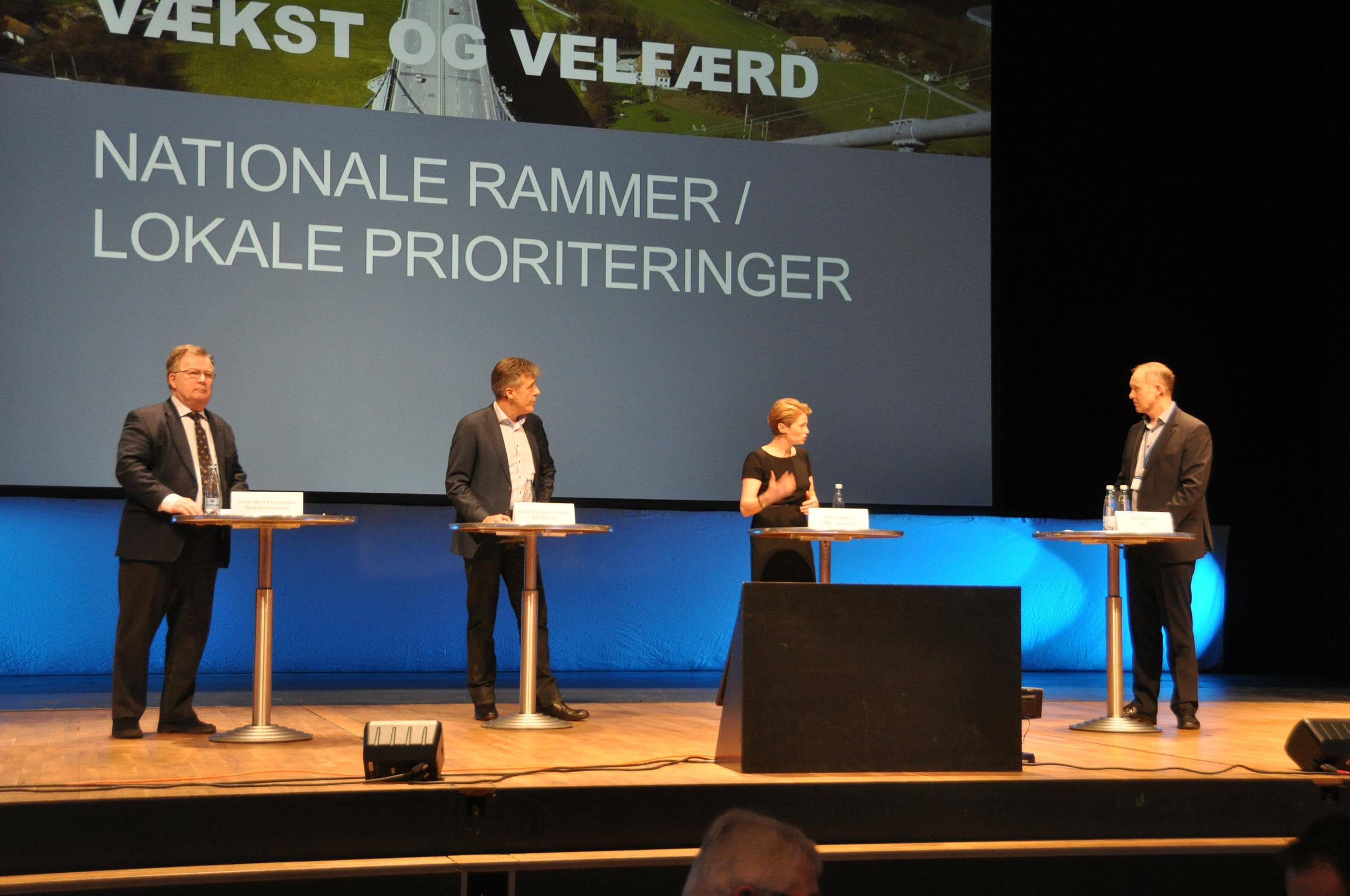 Inger Støjberg nød godt af at indtage scenen efter Claus Hjort Frederiksen, der anlagde en mindre lydhør stil. Foto: Michael Kjærgård