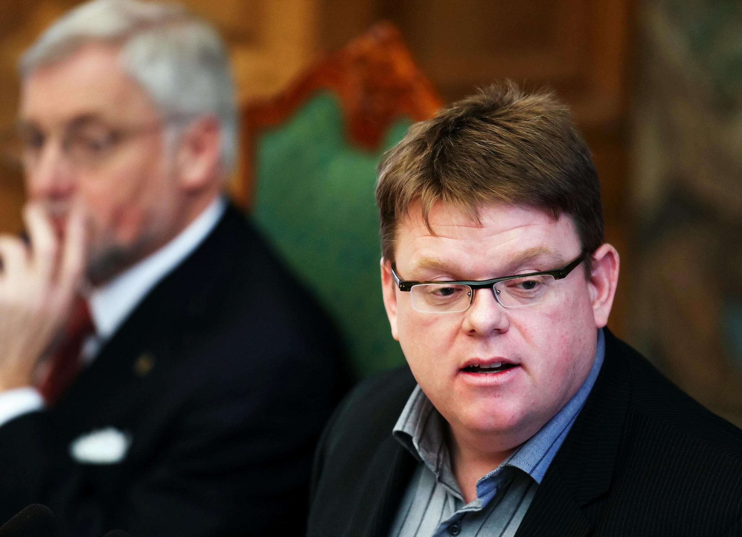 Den gode tone fra Folketingets talerstol vil Torben Hansen gerne tage med hjem til byrådet i Randers.
 Foto: Jens Dige / Polfoto