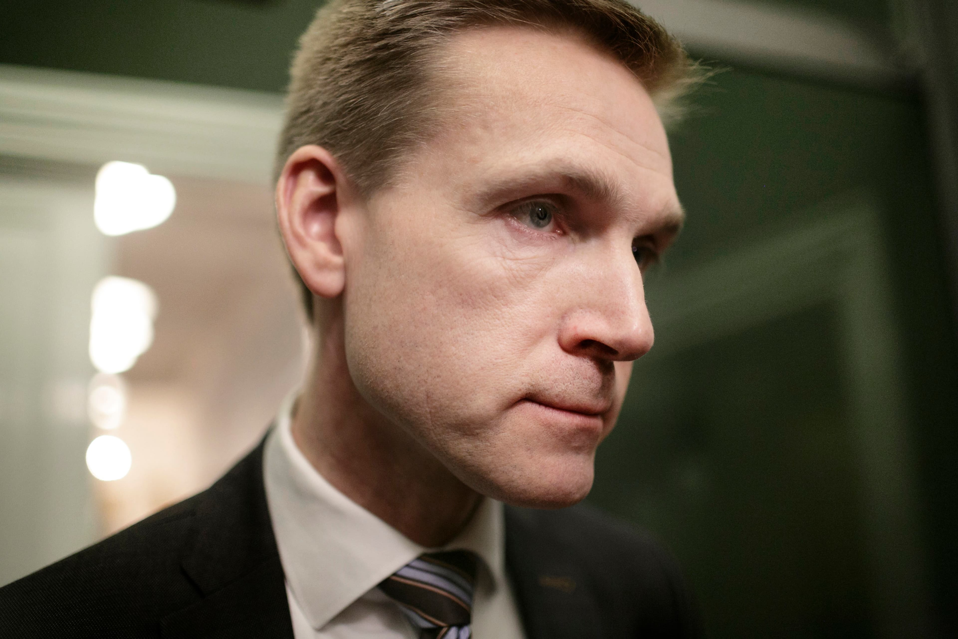 Kristian Thulesen Dahl ser det som helt naturligt, at forskellen mellem kommunerne bliver mindsket. Det vil han nu bruge omprioriteringsbidraget til.  Foto: Miriam Dalsgaard / Polfoto