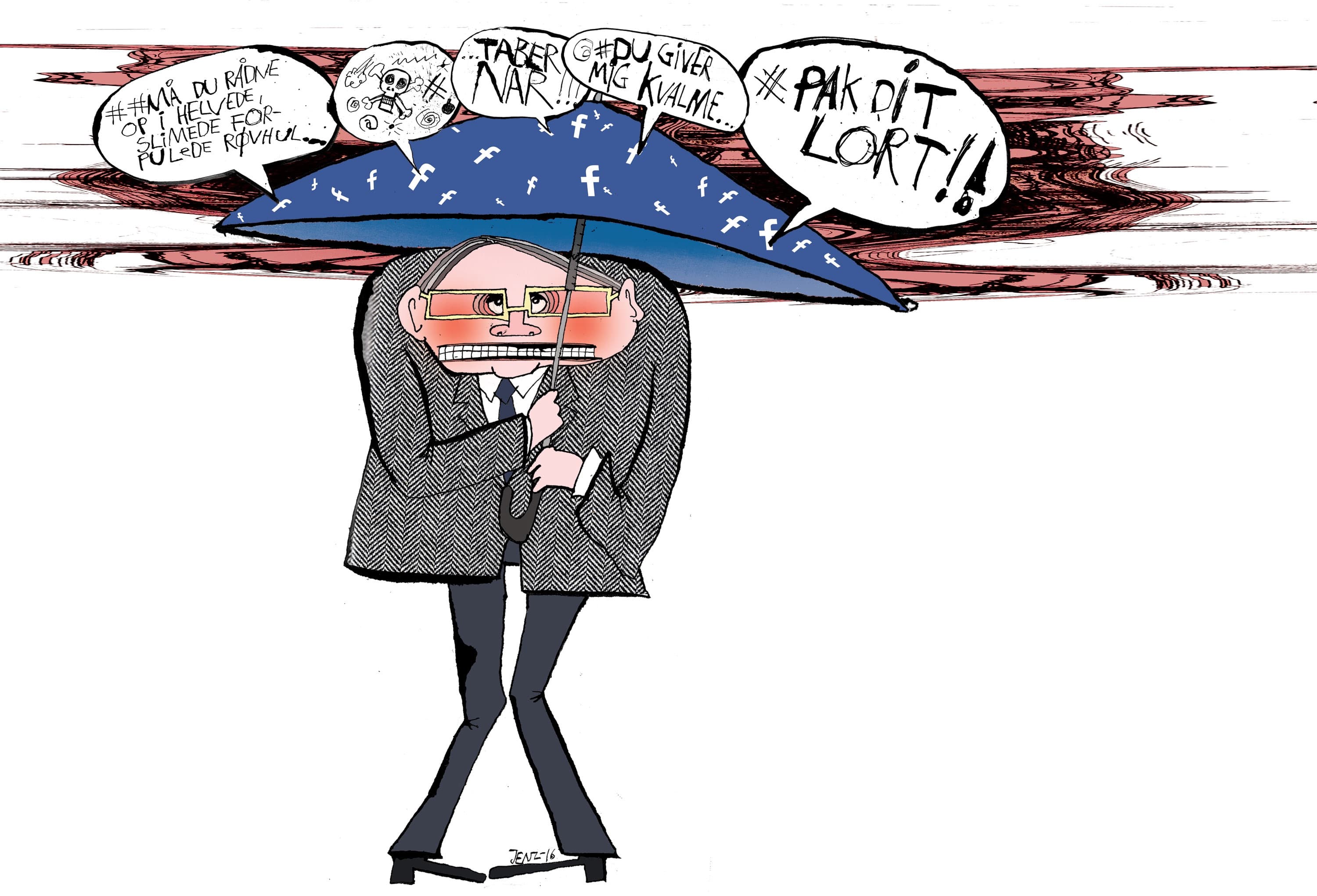Illustration: Jenz Koudahl / Spild af tid