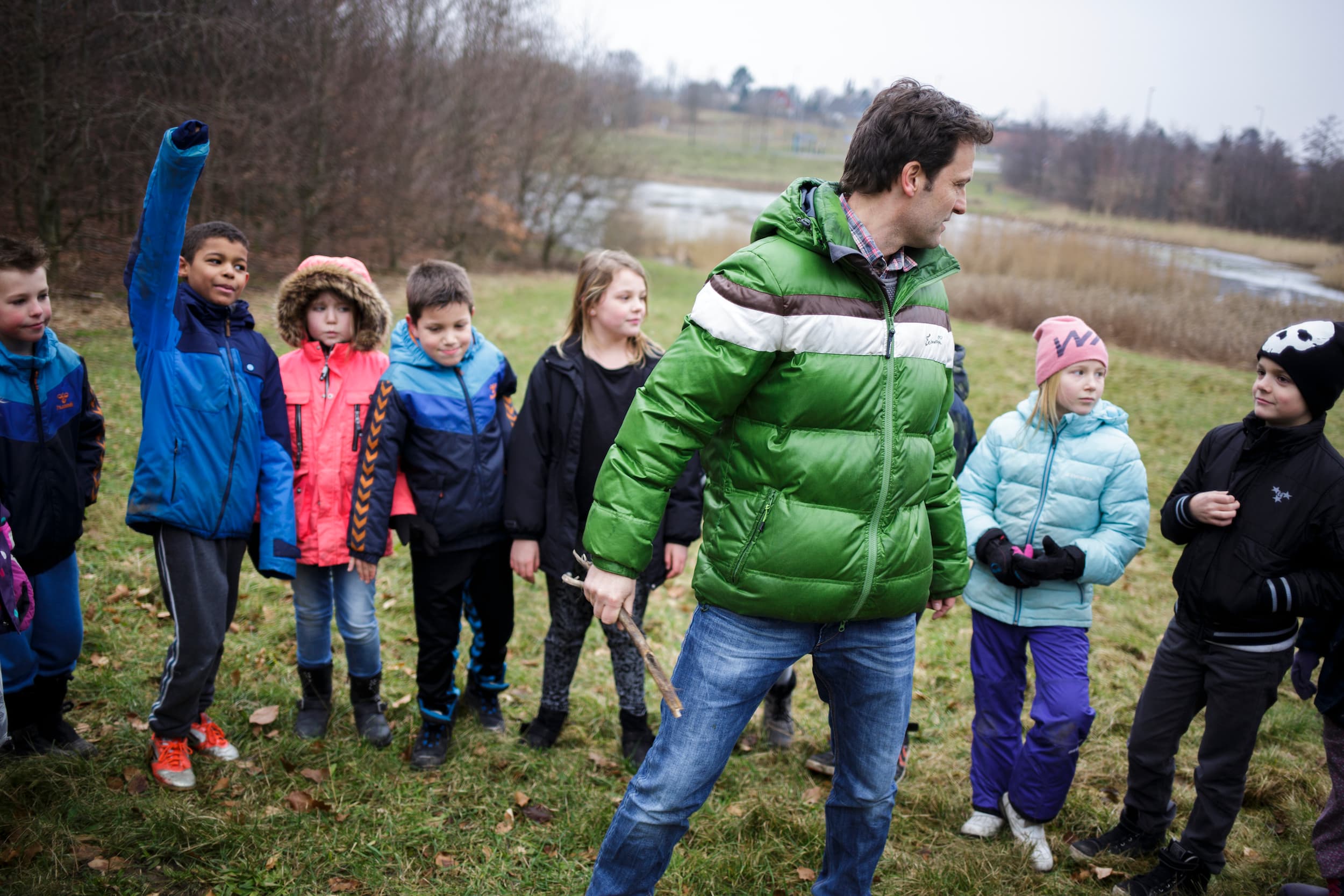 Folkeskolereformen fik en turbulent start, men begynder nu at blive hverdag, og mere bevægelse er et af de centrale elementer. På Trekroner Skole i Roskilde lykkedes det at introducere de nye arbejdstider for lærere uden ballade.
Foto: Anders Rye Skjold Jensen, Polfoto