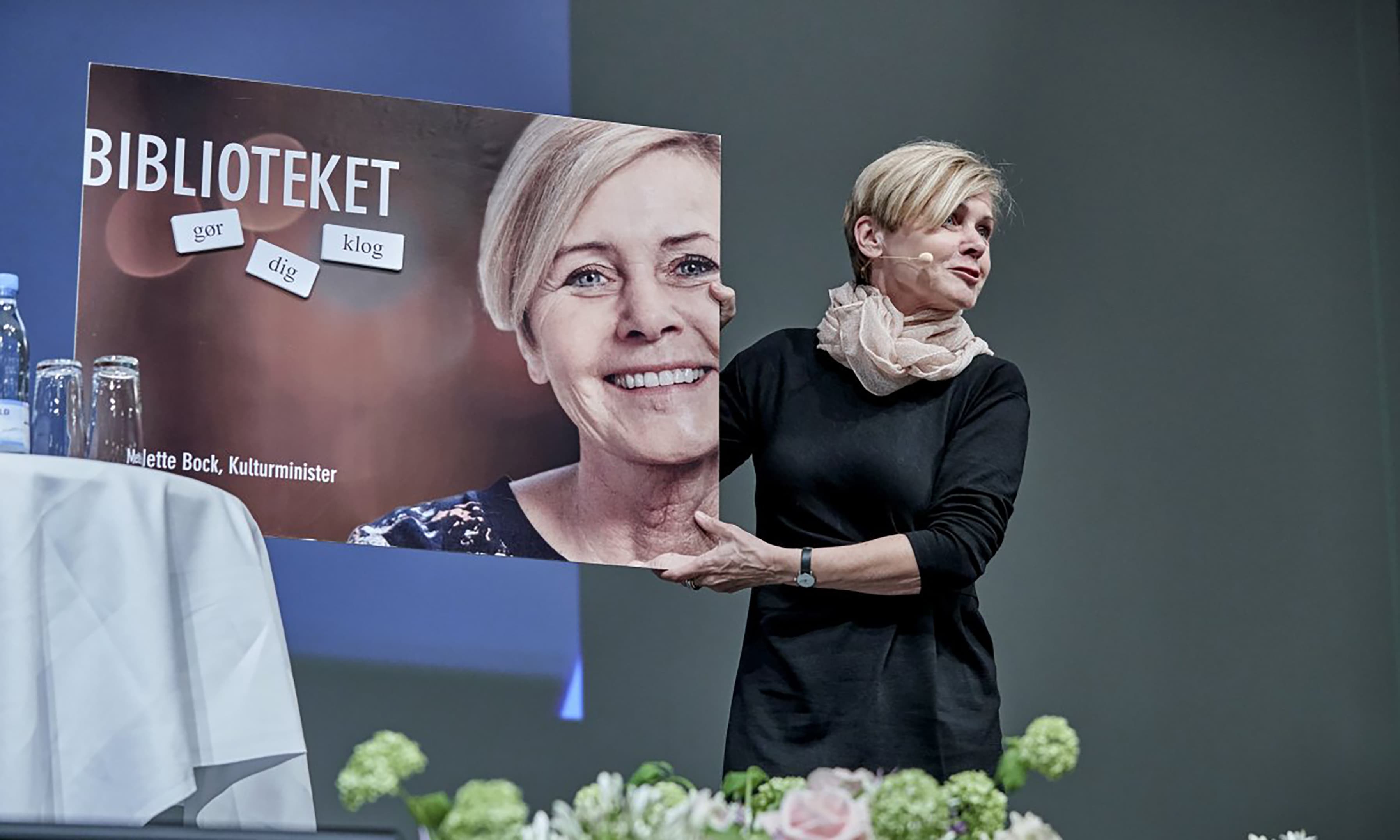Min opfordring til jer som biblioteker, og os som politikere, er: gå offensivt til værks, lød det fra kulturminister Mette Bock (LA).