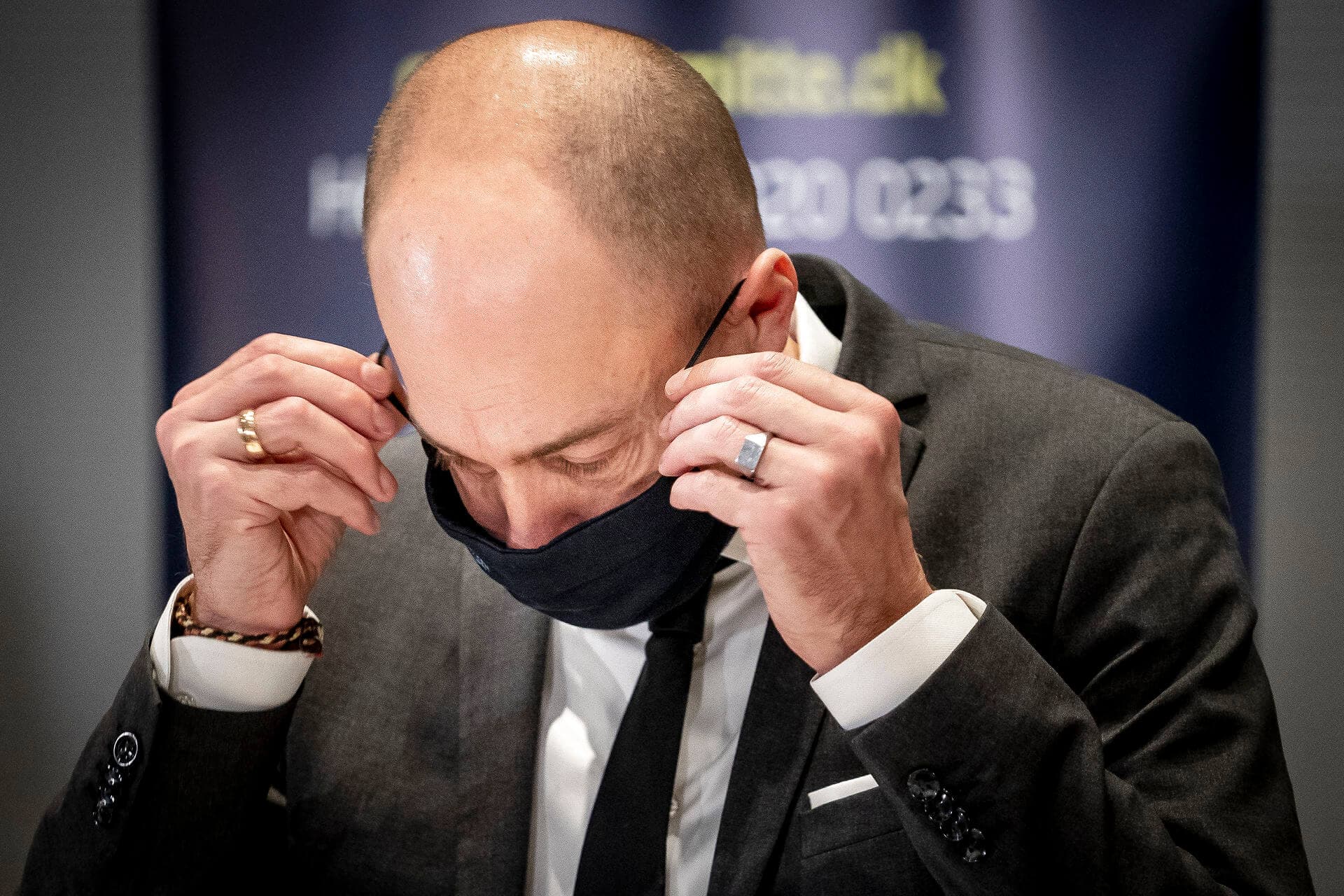 Sundheds- og ældreminister Magnus Heunicke (S) under pressemøde om kommende restriktioner i hovedstadsområdet, der kommer til at gælde fra 7. december.
