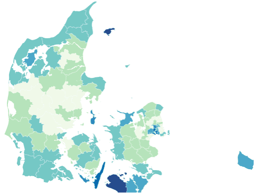 Sidste havde kommunerne 368 mia. kr. i driftsudgiften. Dermed steg udgiften pr. indbygger fra 60.449 kr. i 2019 til 63.218 kr. i 2020. Det er den største stigning siden 2010.