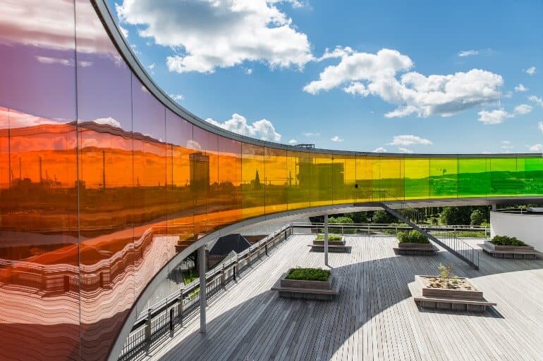 Kunstmuseet Aros ligger i Vor Frue Sogn i Aarhus, som var nedlukningstruet efter hidtidige incidensgrænser.