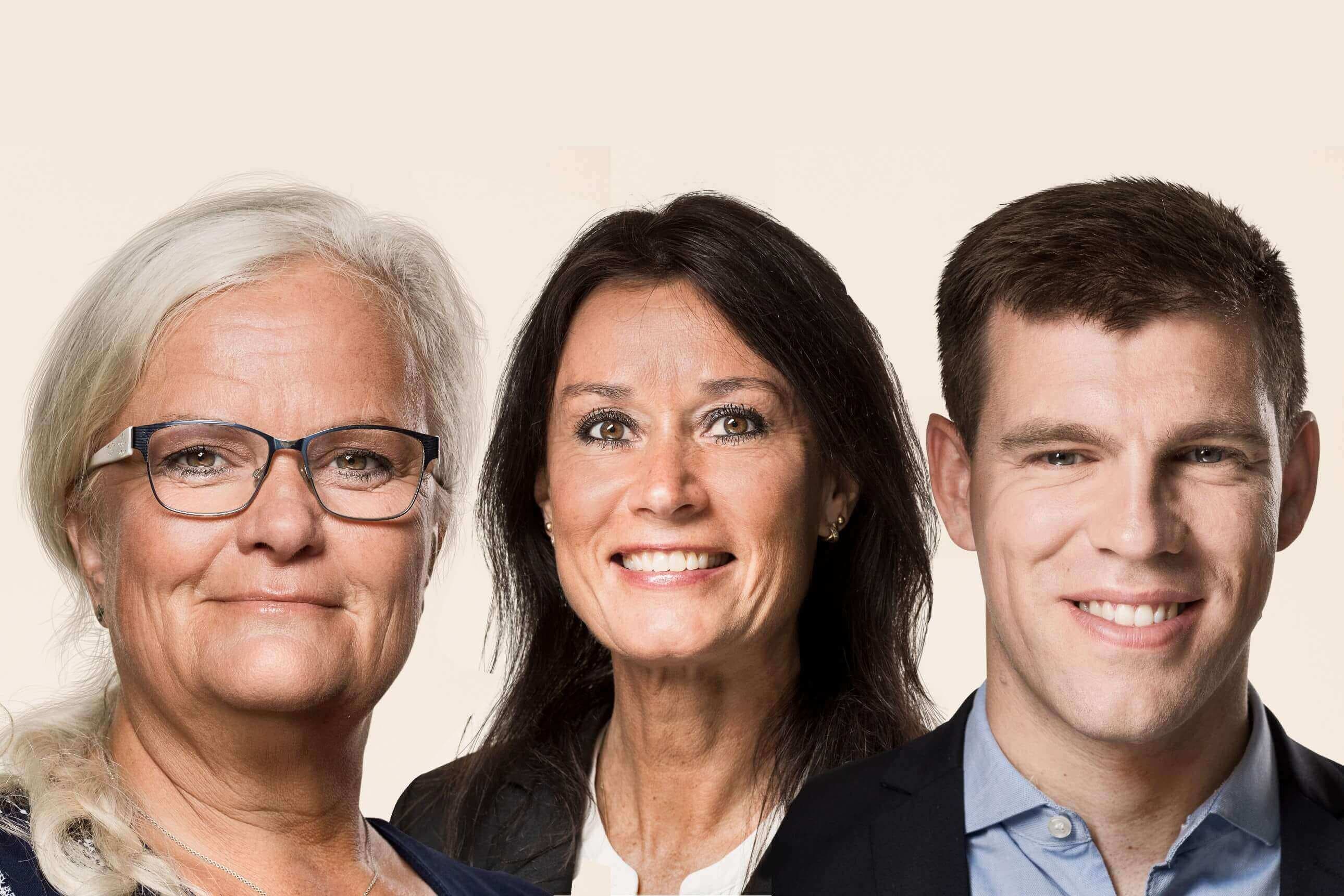 Liselott Blixt (DF), Brigitte Klintskov Jerkel (K)  og Morten Dahlin (V) udgør med deres dobbelte medlemskab af byråd og Folketing et blåligt mini-Christiansborg i Greve Byråd.