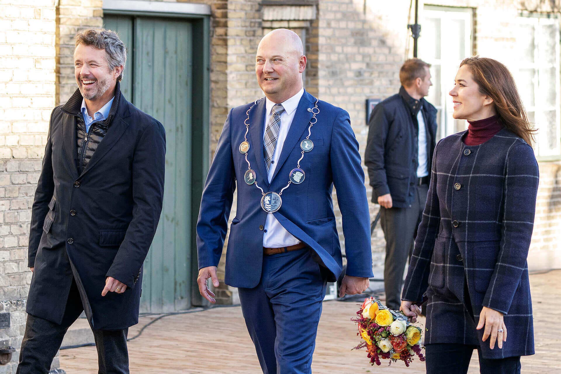 Borgmester Ole Vive (V) fik royalt besøg i forbindelse med Haslevs 150-års jubilæum. Jubilæet skulle dog have været fejret i 2020, og derfor blev det et 150+1-års jubilæum. 