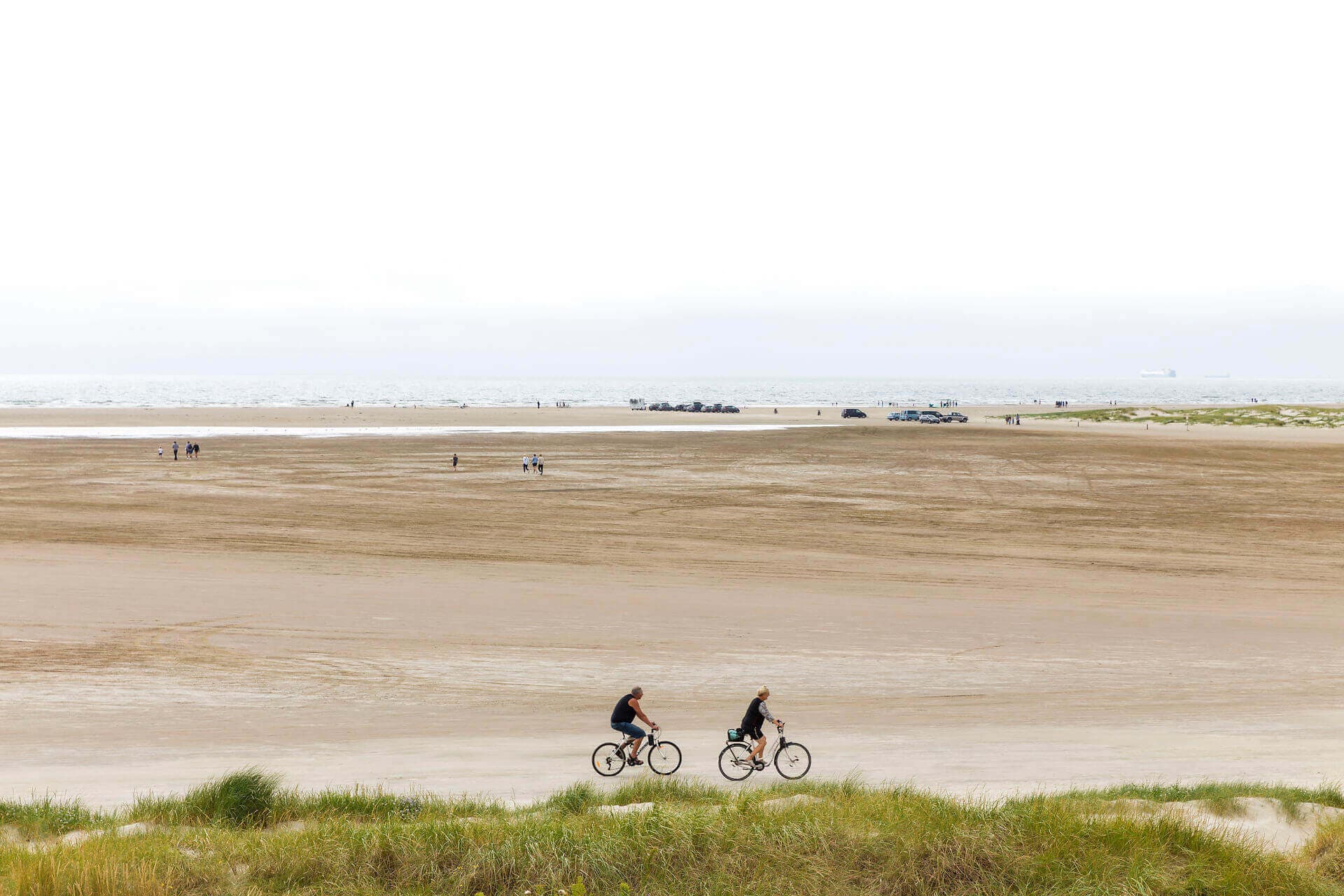 Danmarks største byer og de mindste øer  - som her Fanø -har flest cyklende per indbyggere.
