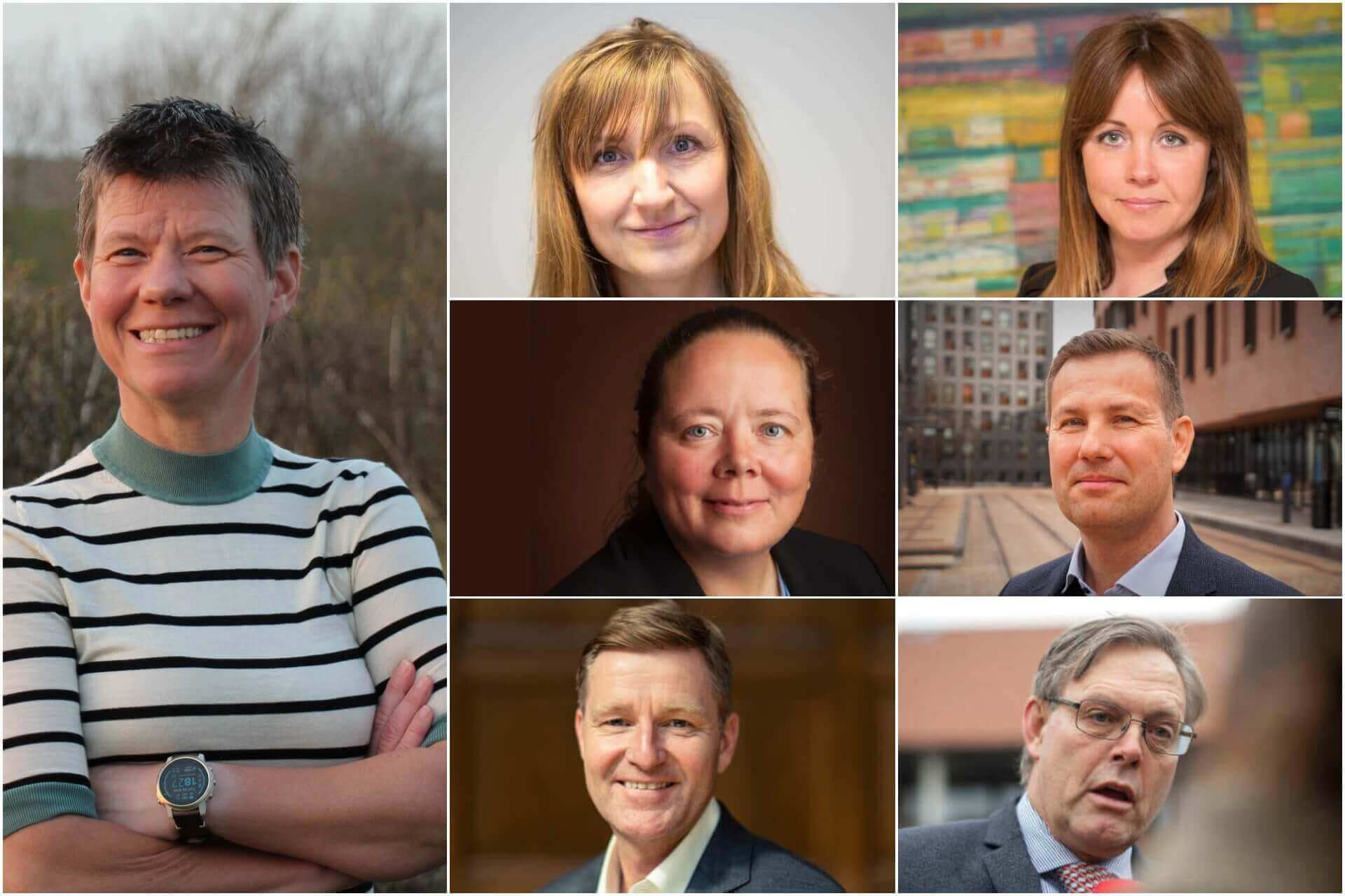 Fra venstre: Jeanette Rokbøl, Trine Dorow, Ann Hermansen, Søren Tegen Pedersen, Lars Povlsen Jensen og Erik Høgh-Sørensen.