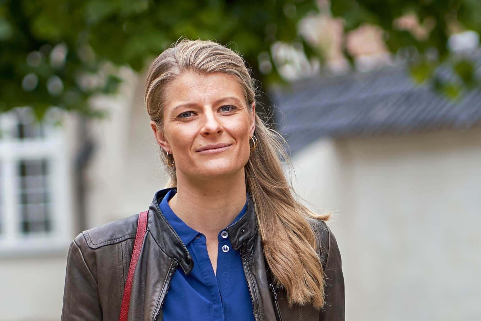 Kulturminister Ane Halsboe-Jørgensen (S) taler  i podcasten om en udligningsreform på kulturens område.