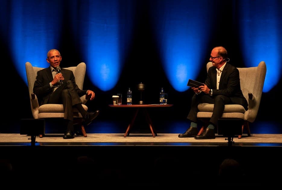 Arrangementet med Barack Obama i KulturCenter Skive  12. juni i år blev kaldt A conversation with Obama og gav et dundrende underskud på omtrent halvdelen af budgettet.