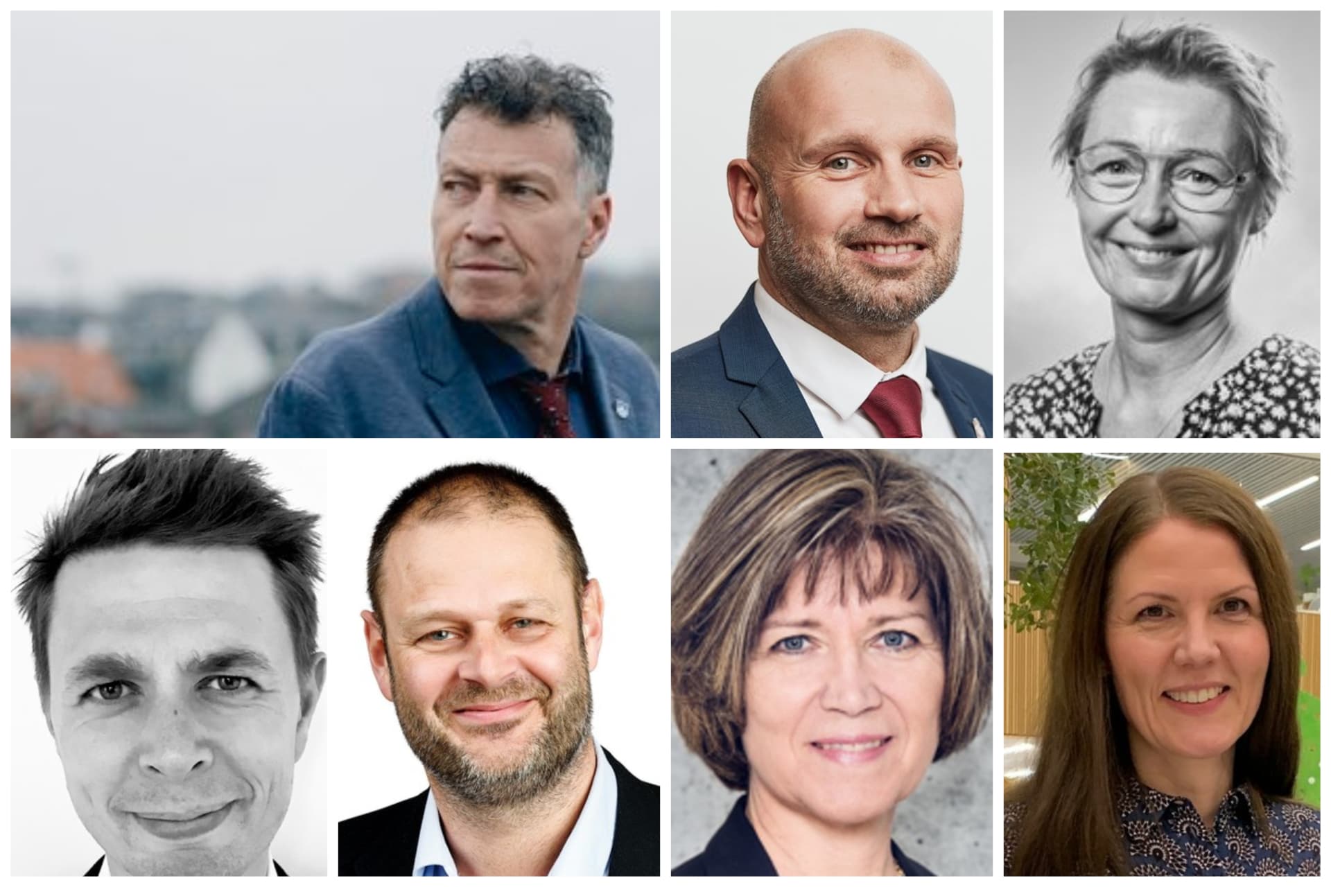 Søren Søndergård Kjær, kommende kommunaldirektør i  Lemvig Kommune, Rune Bønnelykke, ekskluderet NB-byrådsmedlem i Vejle, Marianne Berthelsen, ny kommunaldirektør i Hedensted Kommune,  Michael Karlsen, ny direktør for Social- og Sundhedsforvaltningen i Rødovre Kommune, Rasmus Bjerregaard, ny kommunaldirektør i Helsingør Kommune, Ulla Gramstrup, ny direktør i Odsherred med ansvar for skoler, dagtilbud, familieafdeling og ældrepleje, Karen Nørskov Toke, ny velfærdsdirektør i Furesø Kommune og Tina Saaby, ny direktør for Dansk Byplanlaboratorium.