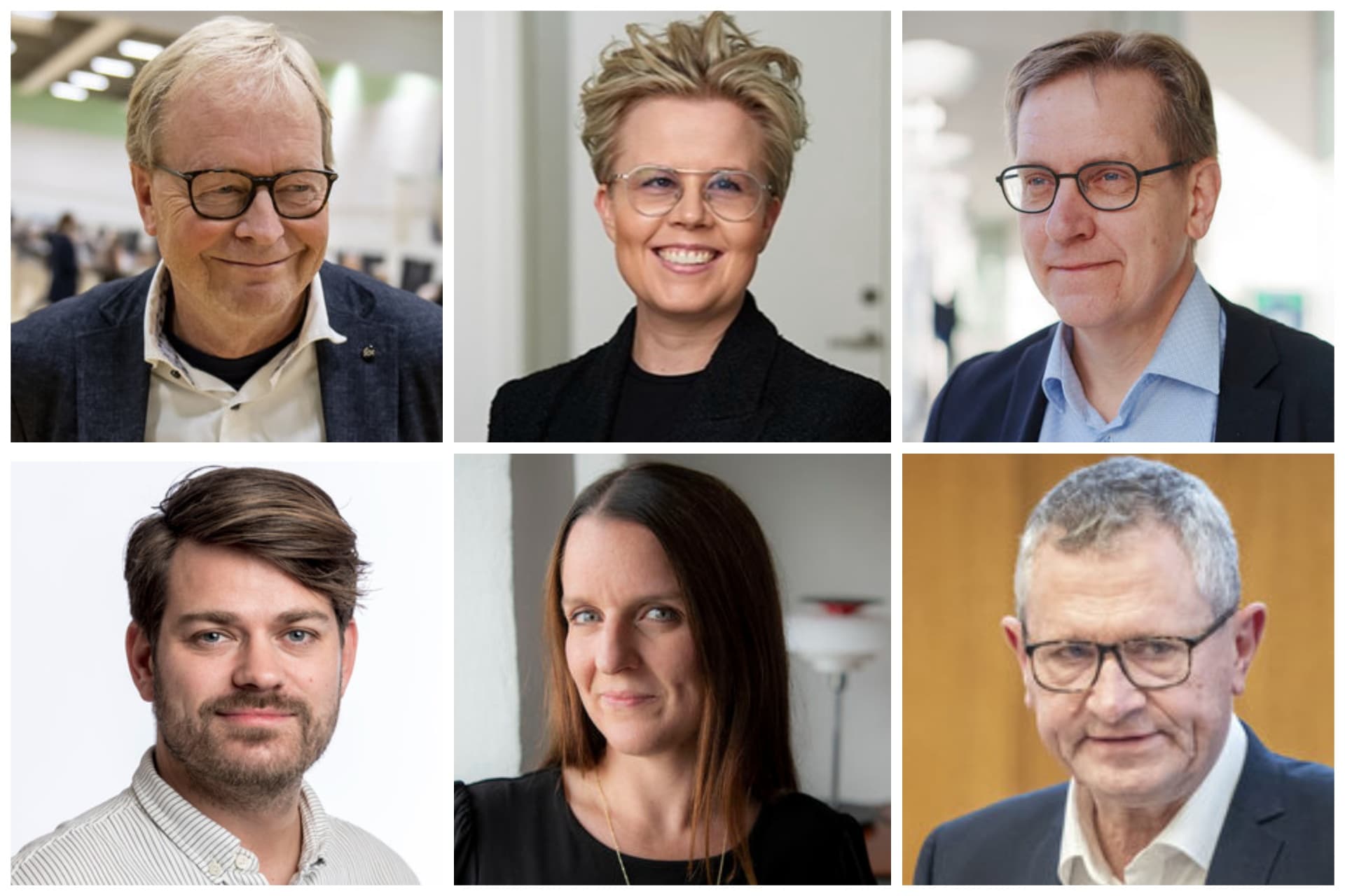 Ulrik Wilbek (V), borgmester i Viborg Kommune, Charlotte Jakobsen, ny chef for staben Strategi og Politik i Nordfyns Kommune, Mogens Pedersen, afgående kommunaldirektør i Varde, Jonas Bjørn Jensen, afgående politiker og næstformand i S-gruppen i Københavns Borgerrepræsentation, Marianne Bredal (V), nyvalgt borgmester i Struer Kommune og Henrik Frandsen, Moderaternes gruppeformand på Christiansborg og afgående medlem kommunalbestyrelsen i Tønder for Tønder Listen. 