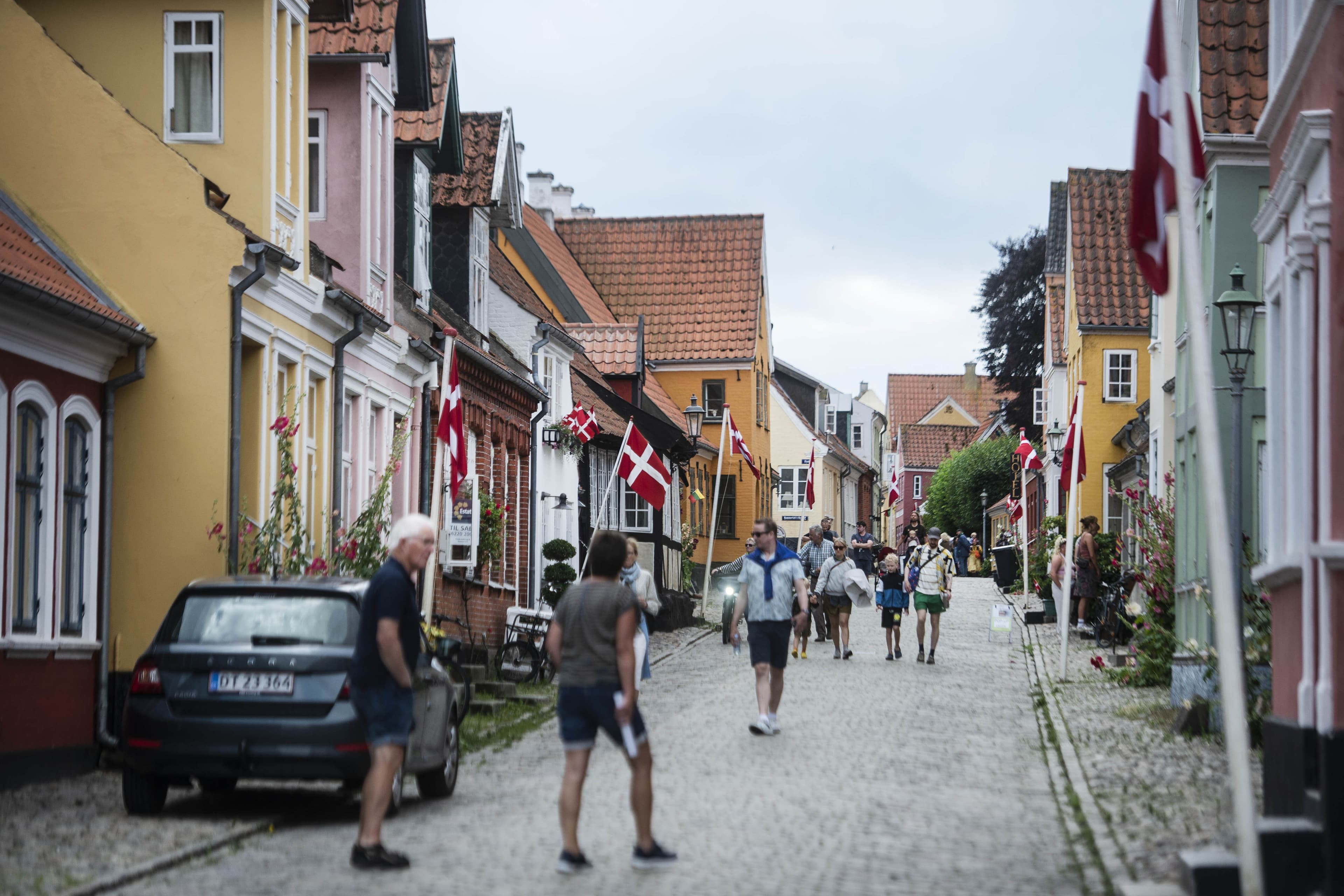 Nye millioner skal være en hjælpende hånd, så der bliver sikret attraktive og besøgsværdige bymidter i landets små og mellemstore byer. (Arkivfoto). 