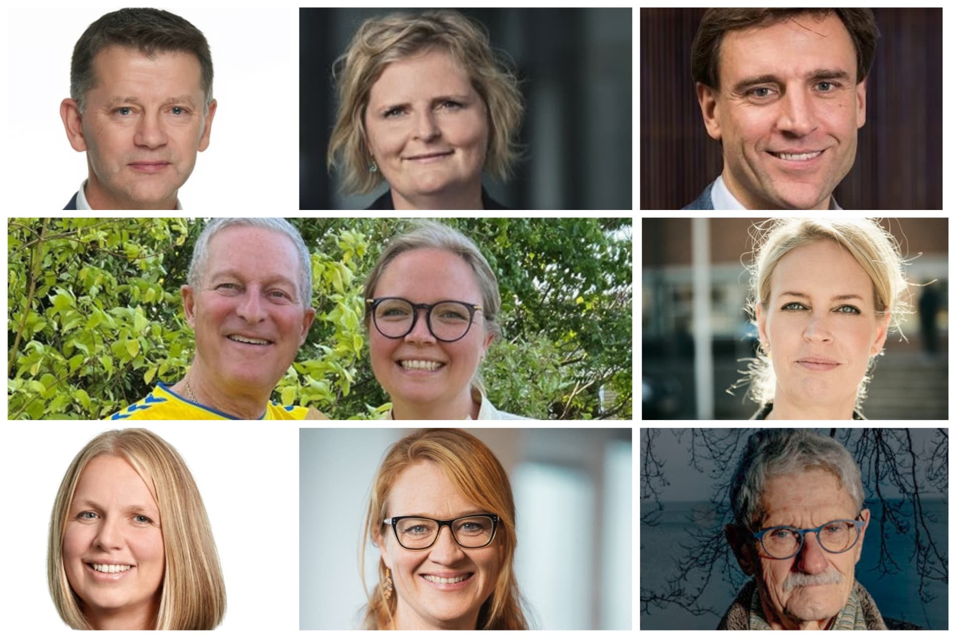 Henning Haahr Pedersen, ny kommunaldirektør i Varde, Charlotte Bøll Larsen, ny direktør i Region Sjælland,  Søren Hyldgaard, ex-V og nu løsgænger i Rudersdal, Kent Magelund og Maja Højgaard, tidligere og nyvalgt borgmester i Brøndby, Runa Steenfeldt, ny direktør for Social og Arbejdsmarked i Randers (5),  Kathrine Skaastrup ny direktør for teknisk forvaltning i Rødovre, Lise Valentin Bayer, kommende direktør for børn, sundhed og unge i Albertslund (7) og Mogens Lykketoft, genvalgt bestyrelsesformand for Energinet.