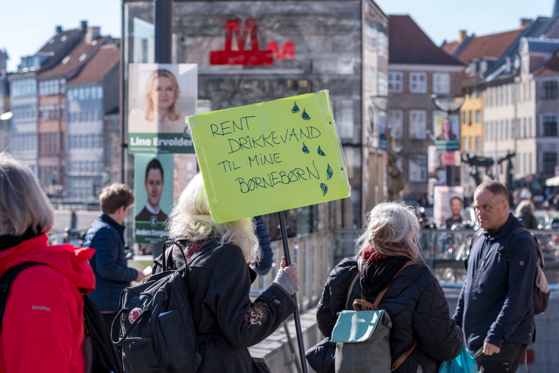 Til folkets klimamarch den 21. marts var drikkevand og dyrevelfærd nogle af de største emner. 