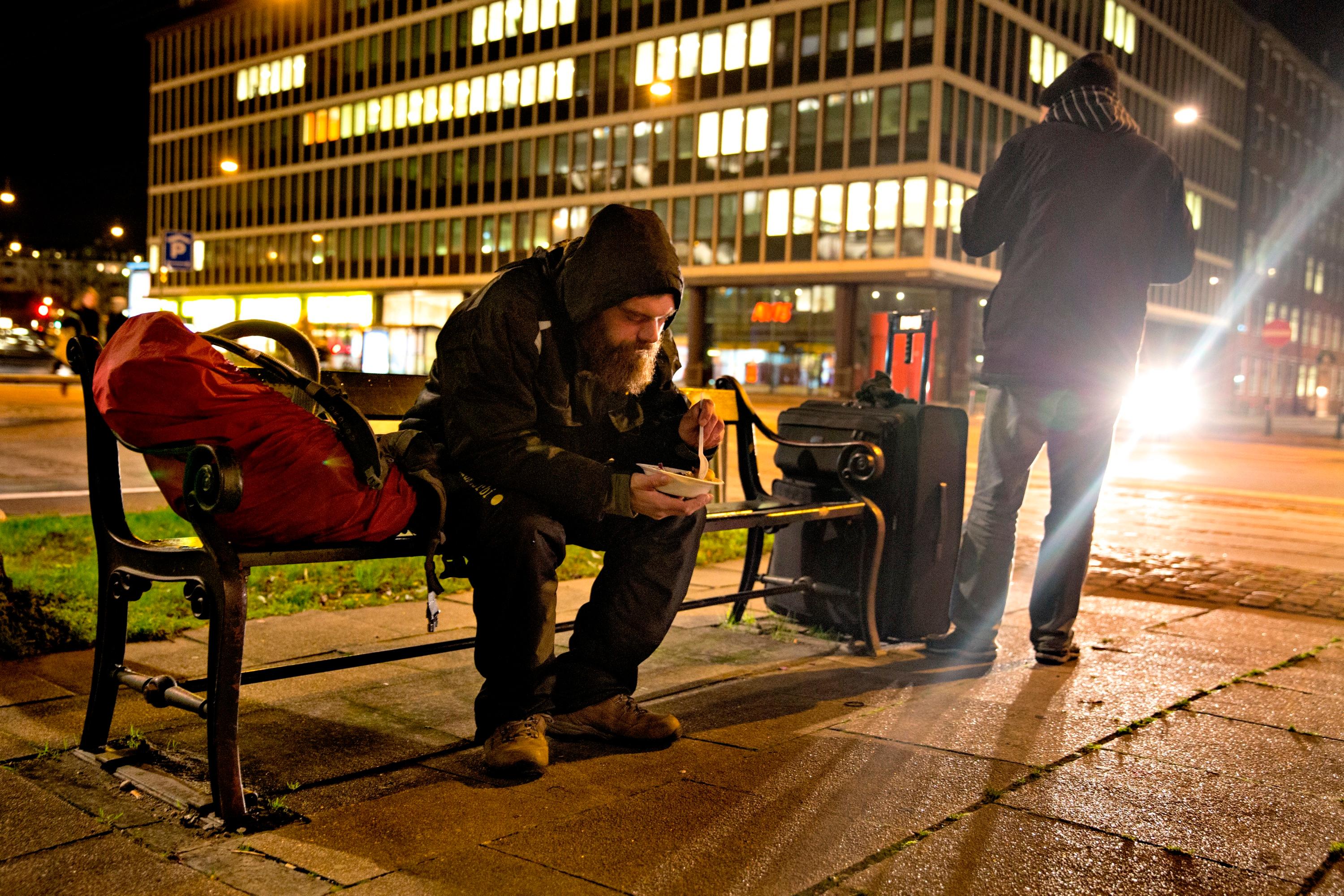 På trods af en lovændring sidste sommer er det stadig under en tredjedel af hjemløse på herberger og bosteder, der har en §141-handleplan.
Foto: Jacob Ehrbahn / Polfoto