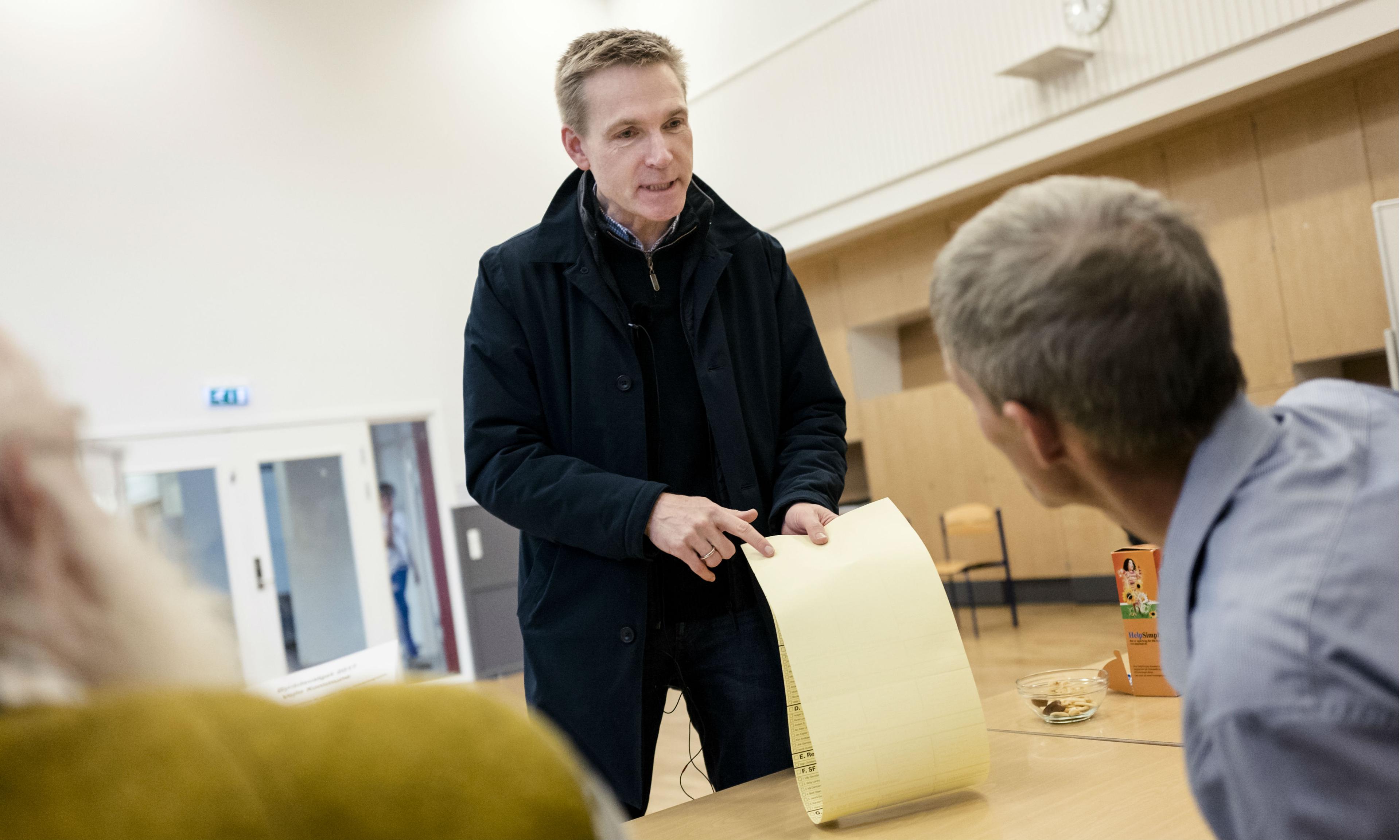 Dansk Folkepartis formand Kristian Thulesen Dahl er - formentlig - én af de 8,8 procent danskere, der satte sit kryds ved Dansk Folkeparti.