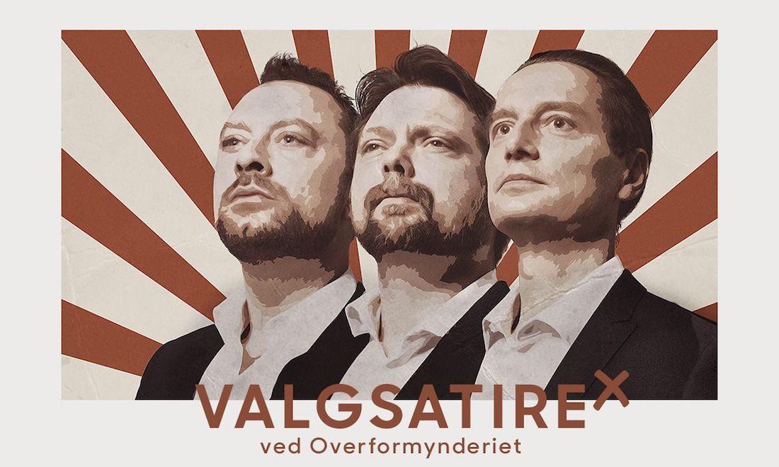 Under band-navnet Overformynderiet sælger Per Helge, Jakob Fauerby og Per Worm demokratiet til danskerne med humor.