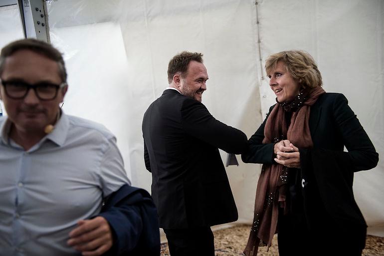 Corona-albuestød mellem klimaminister Dan Jørgensen (S) og Concito-formand Connie Hedegaard.