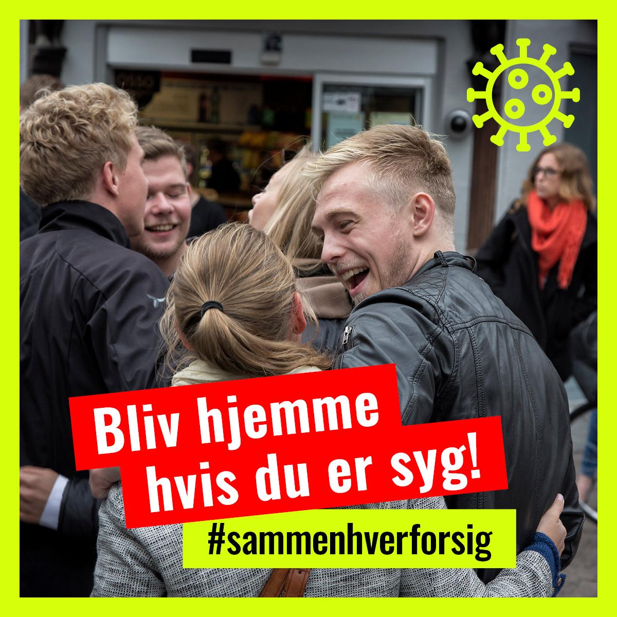 Odense Kommunes coronakampagne målrettet unge indebar blandt andet, at kampagnematerialet fra foråret blev frisket op, tilsat rammer med farver og et direkte budskab.